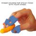 Non-Stick Chip Fingers Tips 3pcs Blue - Finger Protectors for Ultimate Protection - Buy Online on GoSupps.com