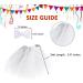 Shop Hacho Tutu Rock for Dogs - Wedding Tulle Tutus for Small & Medium Dogs | White 1 Pack with Hair Loop - Buy Online on GoSupps.com