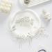Silver Crystal Pearl Wedding Hair Comb & Pins Set - Bridal Accessories for Bride Bridesmaid Prom - Buy Online on GoSupps.com