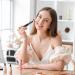 AOOWU 3Pcs Makeup Brush Premium Foundation Brush Concealer Brush Flat Top Foundation Brush for Liquid Makeup Multifunctional Face Brush for Liquid Cream Blending Buffing Powder Cosmetics 3 pcs - Silver black - Buy Online on GoSupps.com