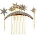 1 Set Star Moon Hairpin Hair Pin for Decor Hair Clip Combs Hair Barrettes Hair Clip Side Comb Hair Pin Clips Star Hairpins Hair Clip for Hair Decor Head Clip Alloy Miss - Buy Online on GoSupps.com