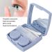 Anggrek Contact Lens Box Set - Travel Case with Mirror Tweezers & Care Fluid - Blue Lens Container for On-the-Go Use - Buy Online on GoSupps.com