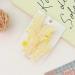 Girls Hair Clips Cute Butterfly Hair Clips Non-Slip Girls Hair Accessories Kids Barrettes for Birthday Christmas Children's Day Gift (Yellow)