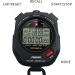 JUNSD Professional Stopwatch Timer for Sports 100 Lap Stopwatch Digital Sports Stopwatch with Countdown Timer 100 Lap Memory 0.001 Second Timing Water Resistant  Black - Buy Online on GoSupps.com