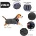 Dog Drying Coat Microfibre Dog Towel Bathrobe Dressing Gown with Adjustable Collar and Waist Super Moisture Absorbent Fast Drying Robe Soft Pet Towel for Medium Large Dogs (Medium) - Buy Online on GoSupps.com