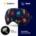 Monster Halloween Party Sleep Mask - Adjustable Eye Cover for Sleeping, Blocking Light - Ideal for Night Travel and Napping - Men and Women - Buy Online on GoSupps.com