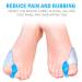 Bunion Cushion Protector 1 Pair - Toe Separator Gel Pads for Foot Pain Relief - Self Pedicure Corns Treatment - Blue, One Size - Buy Online on GoSupps.com