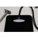 Premium Shatterproof Waterproof Shower Mirror on a Rope - Large Size, Fog-Free with Stainless Steel Hooks - Black - Buy Online on GoSupps.com