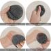 SUNLAND Reusable Makeup Remover Pads 16 Pack - Microfiber Face Cleansing Gloves - Washable with Laundry Bag and Travel Bag - Dark Grey - Buy Online on GoSupps.com