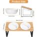Zawaer Raised Cat Bowls 15 Tilted Cat Food Bowl Wooden Ceramic Cat Bowl Cat Feeding Station Anti Vomiting Cat Bowls With Stand High Cat Bowl Anti-Slip Pet Feeding Bowl For Cats And Puppies. 2er - Buy Online on GoSupps.com
