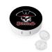 Pirate Captain Skull Travel Contact Lens Case Kit Portable Contact Lens Box Soak Storage Kit with Mirror