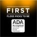 DenTek Cross Flosser Plaque Control Floss Picks X-Shaped 75 Count - Pack of 1 - Buy Online on GoSupps.com