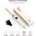 WEEYUM 3/8 Inch Small Curling Iron - Ceramic Tourmaline Barrel - 9mm Curling Wand for Short & Long Hair - Thin Curling Iron in White - Buy Online on GoSupps.com