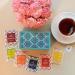 Octavius Floral Printed Wooden Caddy Tea Sampler Pack - 60 Enveloped Double Chamber Tea Bags, Assorted Black & Green Teas - Tea Sampler Variety Pack for Tea Lovers - Buy Online on GoSupps.com