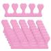 20 Pcs Sponge Toe Separators Toe Dividers Spacer Finger Separators for Men Women Nail Art Pedicure Manicure Polishing Coating Gel Painting Beauty Accessories Pink