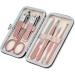 Manicure Kit 7-Piece Nail Clipper Set Stainless Steel Nail Clippers Nail Clipper Set for Women Suitable for Outdoor Travel Tool Set Rose Gold Nail Clippers Kit Pink - Buy Online on GoSupps.com