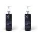 Dr. Natural Activated Charcoal Liquid Soap - Anti Acne and Blemishes - Deep Cleansing Body Wash - Gentle Body Soap for Clear Skin - Lavender - 16 oz (Pack of 2) Lavender 16 Fl Oz (Pack of 2)
