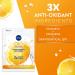 NIVEA Q10 + C Power Anti-Wrinkle Sheet Mask - 1 Piece | Vitamin C and Coenzyme Q10 Anti-Ageing Moisturiser Mask - Buy Online on GoSupps.com