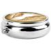 Angel Wing Mini Round Pill Box - 3 Compartment Travel Pill Organizer | Portable Medicine Case for Home & Office - Buy Online on GoSupps.com