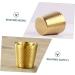 POPETPOP 2 Pcs Stainless Steel Shaving Bowl Set - Smooth 304 Tool Gift for Men | 7.1cm Gold Finish - Buy Online on GoSupps.com