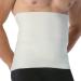 Easy8 - (White, L Men's Wool Lumbar Belt, Men's Abdominal Belt, Women's Lumbar Belt, Women's Abdominal Belt, Flat Stomach Sle