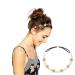 Jovono Head Chain Bohemian Hair Accessories for Women Gold Flower Headpiece Hair Band