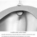 Inodoro moderno para ba o de Acero inoxidable 304 de pared con descarga de inducci n inteligente para USO comercial para adultos antisalpicaduras y antiolor Vertical Concealed induction in the ground row - Buy Online on GoSupps.com