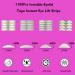 Jeanssar Natural Invisible Single Side Eyelid Tape Stickers(1100Pcs 4styles) Double Eyelid Tape for Hooded Eyes Invisible Instant Eye Lift Without Surgery Perfect for Uneven Mono-Eyelids - Buy Online on GoSupps.com