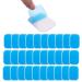 C100AE 60PCS EMS GEL PADS EMS ABS Replacement Pads Conductive Gel Pads Adhesive Electrodes ABS Fitness Electric Stimulators Pads EMS Trainer Gel Pads Toner Abdominal Muscle Trainer Accessories