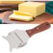 Premium Adjustable Stainless Steel Truffle Plane - Wooden Handle Cheese Disc & Chocolate Razor - Kitchen Hand Tool - Buy Online on GoSupps.com
