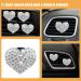 Buy SOLUSTRE Bling Heart Air Vent Clips - 2pcs Car Decoration & Freshener Accessories for Stylish Interior Decor - Buy Online on GoSupps.com