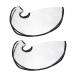 Didiseaon 8 Pcs Shampoo Funnel Home Hair Clients Hair Styling Apron Clear Funnel Ponytail Child or Headgear 57x25cmx4pcs Assorted Colorx4pcs