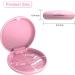 Dnom Dose of Bite: Premium Denture Container & Prosthesis Box - Pink Round with Silicone Mat - Buy Online on GoSupps.com