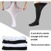 8 Pack Orthopedic Walker Boot Replacement Sock Liners - Seamless Pressure Socks for Air Cam Walkers and Fracture Boot Casts - Unisex High Top - Buy Online on GoSupps.com