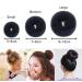 3Pcs Brown Hair Bun Donut Maker - Stylish Knot Tools for Updos | Chignon Accessories for Women & Girls - Buy Online on GoSupps.com