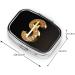 Gold Dollar Sign Pill Case - 2 Compartment Small Pill Box Organizer for Travel & Pocket | Ideal Gift - Buy Online on GoSupps.com