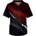 Shop Stylish Kasacks Men Care V-Neck Short Sleeve Oversized T-Shirt with Pockets - Perfect for Summer - Available in XXL Wine - Buy Online on GoSupps.com