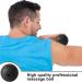 2 Pieces Fascia Massage Balls Set (8cm & 10cm) - Black Lacrosse Balls for Fascia Training & Pain Relief - Perfect for Muscle Recovery - Buy Online on GoSupps.com