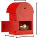 Wrenbury Post Box Birdhouse - Traditional Letterbox Design for Small Birds | Weather Resistant UV Resin | Ideal for Robins, Wrens, Finches, Blue Tits, and Sparrows - Buy Online on GoSupps.com