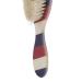 Men's Beard Styling Brush - Comfortable Handle & Soft Bristles for Perfect Grooming | Striped Design Ideal for Home Use - Buy Online on GoSupps.com