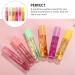 Uonlytech 6 Pcs Fruit Lip Balm Set | Lip Gloss Lipstick & Roller Oil | Natural Fruit Essence for Glossy Lips - Buy Online on GoSupps.com