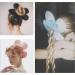 Scrunchies Hair Elastics Women Flower Scrunchie Oversized Cute Ponytail Holder Hair Scrunchy for Decoration for Thick Hair Floral Hair Ties for Girls Women - Buy Online on GoSupps.com