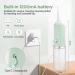 Portable Professional Dental Flosser - USB Rechargeable Oral Irrigator with 4 Jets 3 Modes & 360 Rotation (Green) | International Shipping Available - Buy Online on GoSupps.com