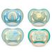 Philips Avent Ultra Air Day and Night Pacifiers for Babies 0-6 Months Pack of 4 Including Transport and Sterilization Box Uni