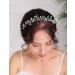 Deniferymakeup Silver Wedding Headband with Green Crystals | Elegant Hair Accessories for Women & Girls - International Shipping - Buy Online on GoSupps.com