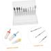 FRCOLOR Drill grinding head nail grinding bits pedicure drill bits nail drill tips extension nail driller manicure nail diamond bits Tungsten steel alloy to rotate Acrylic drill to 9.3x6cm - Buy Online on GoSupps.com