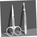 1 Set Eyebrow Clipper & Mustache Scissors - Precision Eyelash & Tweezers Kit | Stainless Steel Grooming Tools for Perfect Eyebrows & Lashes - Buy Online on GoSupps.com