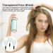 3PCS Barber Salon Face Shield Clear Plastic Hairdressing Haircut Face Mask Reusable Hairspray Shield Hairspray Face Shield with Sponge Handle for Hairdressing Makeup(Transparent size:12.60 x 5.91inch) - Buy Online on GoSupps.com