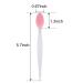 Double-Sided Silicone Exfoliating Lip Brush Tool (2PCS) - Gentle Exfoliation for Smooth, Soft Lips - Buy Online on GoSupps.com