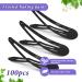 100Pcs Black Snap Hair Clips 5cm Black Hair Clip Non-Slip Metal Black Hair Barrettes Girls Hair Clips For Girls Kids Teens Women Perfect For Fine Hair Medium Hair (Black) - Buy Online on GoSupps.com